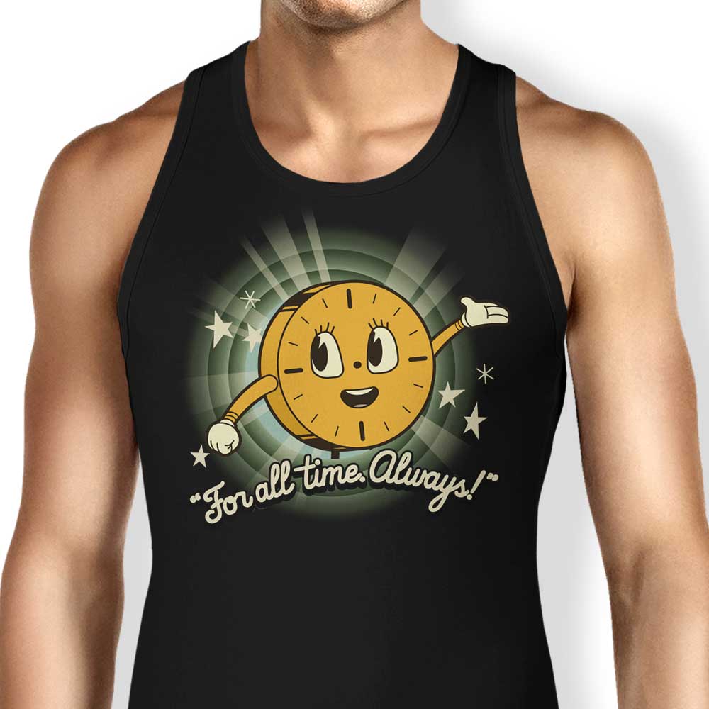 Harebrained's 'That's All The Time We Have' Men's and Women's Comfortable Tank Tops