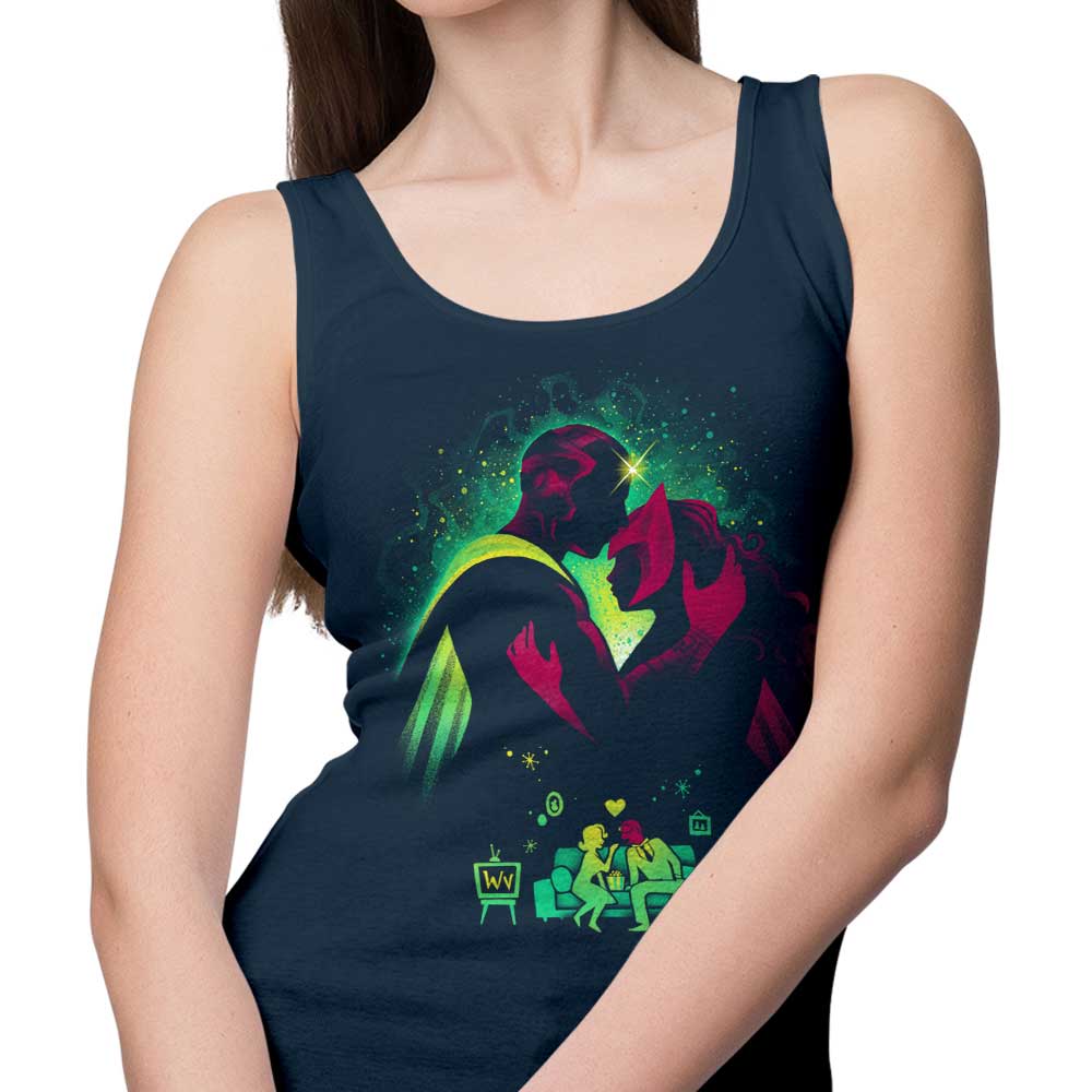 Alemaglia's Cozy Unisex and Women's 'Dream a Life Together' Tank Tops