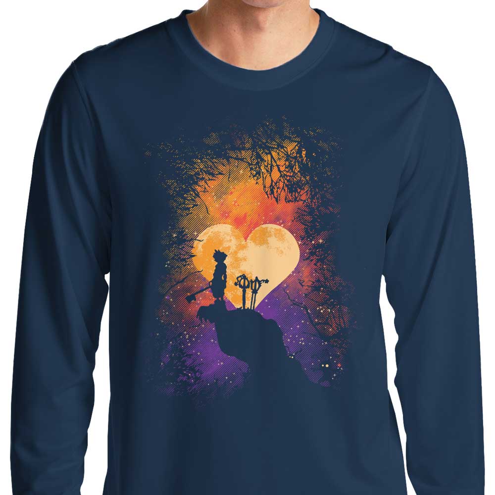 Heart of Gold Long Sleeve Crewneck T-Shirt by Daletheskater
