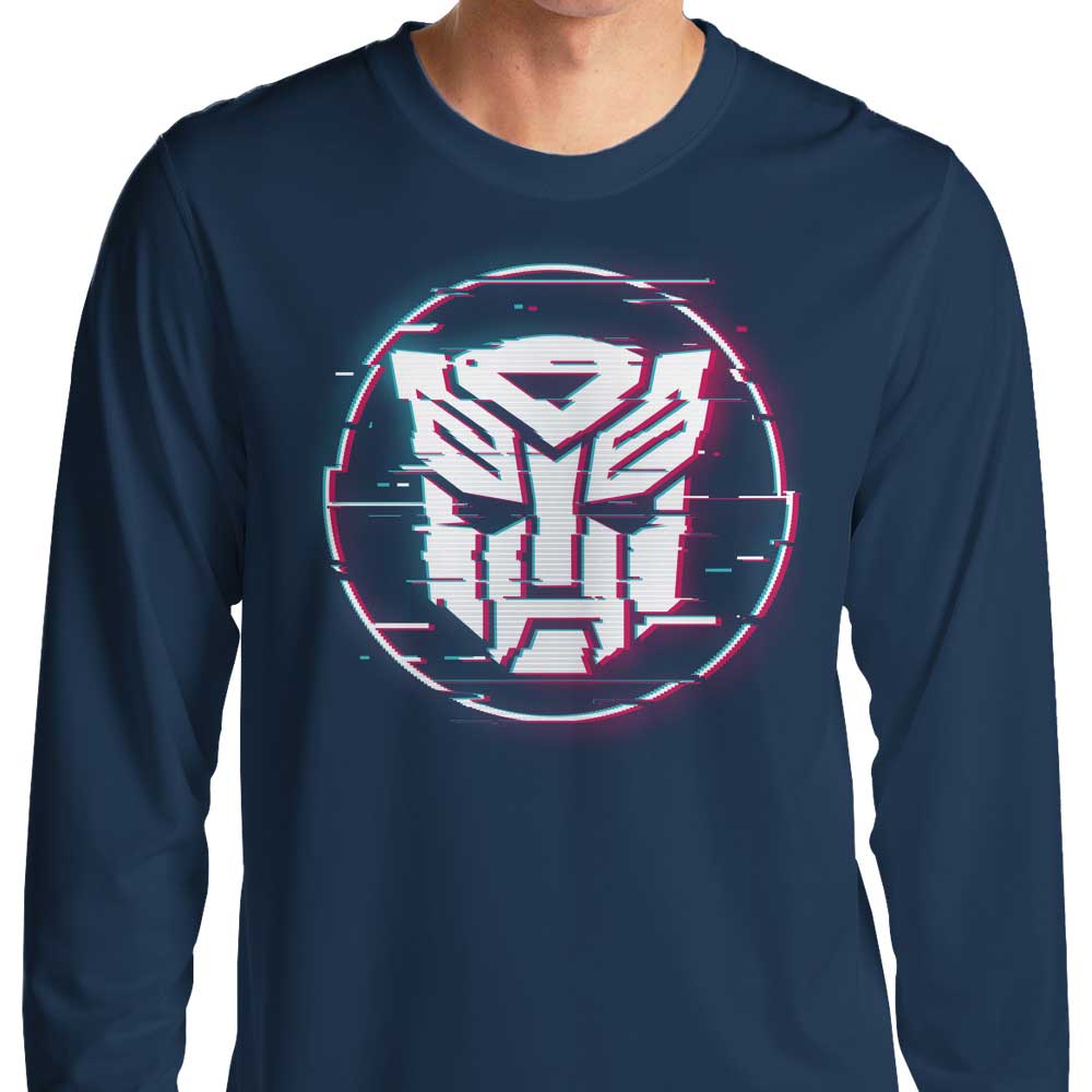 Getsousa Bot Glitch Comfortable Long Sleeve Crewneck T - Shirt