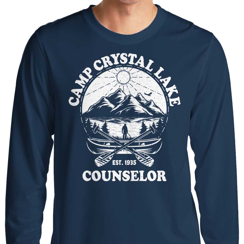 Long Sleeve Tronyx79 Crystal Lake Counselor T-Shirt for Fashion Enthusiasts