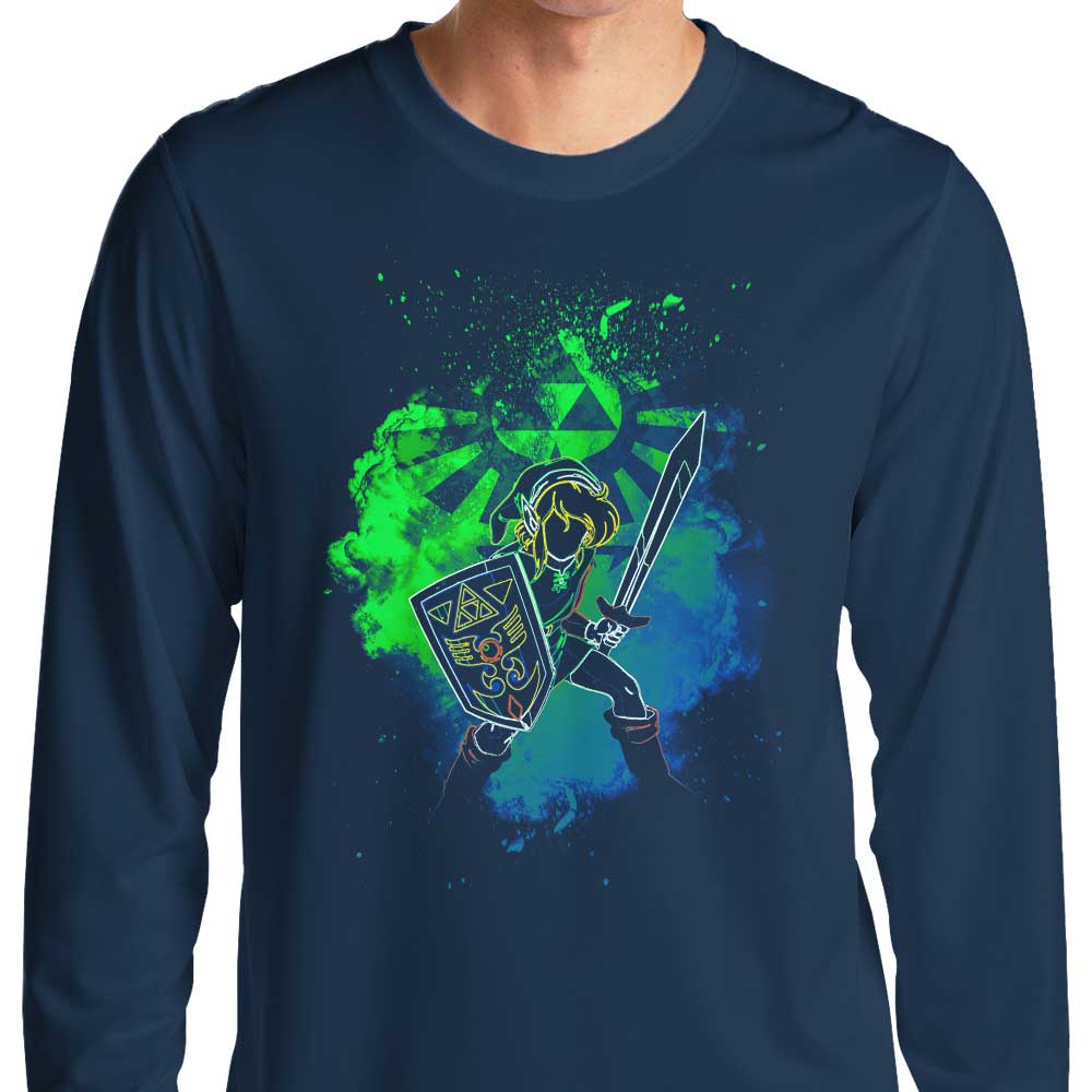 Vintage Soul Long Sleeve T-Shirt by Donnie Illustrations