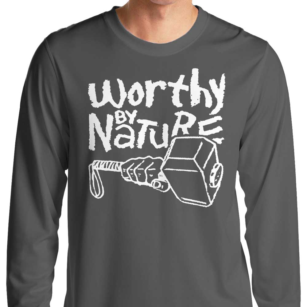 Nature-Worthy Long Sleeve Crewneck T-Shirt by TrulyMadlyGeekly