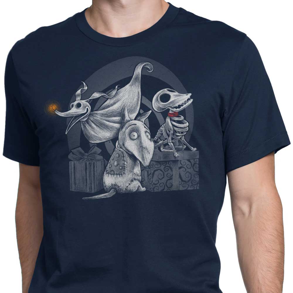 Spooky Dogs-themed Men's Clothing Apparel