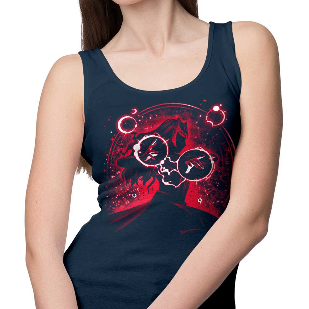 Alemaglia's Scarlet Chaos Comfortable and Lightweight Tank Tops for Men and Women