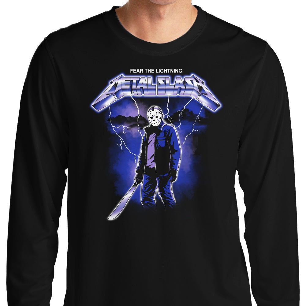 Retro Division's Fear the Lightning Long Sleeve Men's Casual T-Shirt