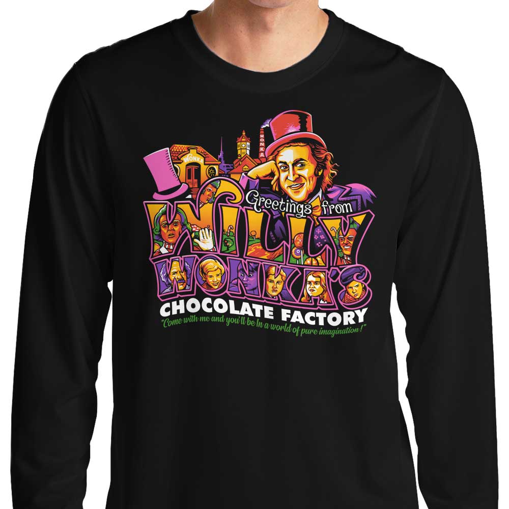 Long Sleeve Pure Imagination T-Shirt by GoodIdeaRyan