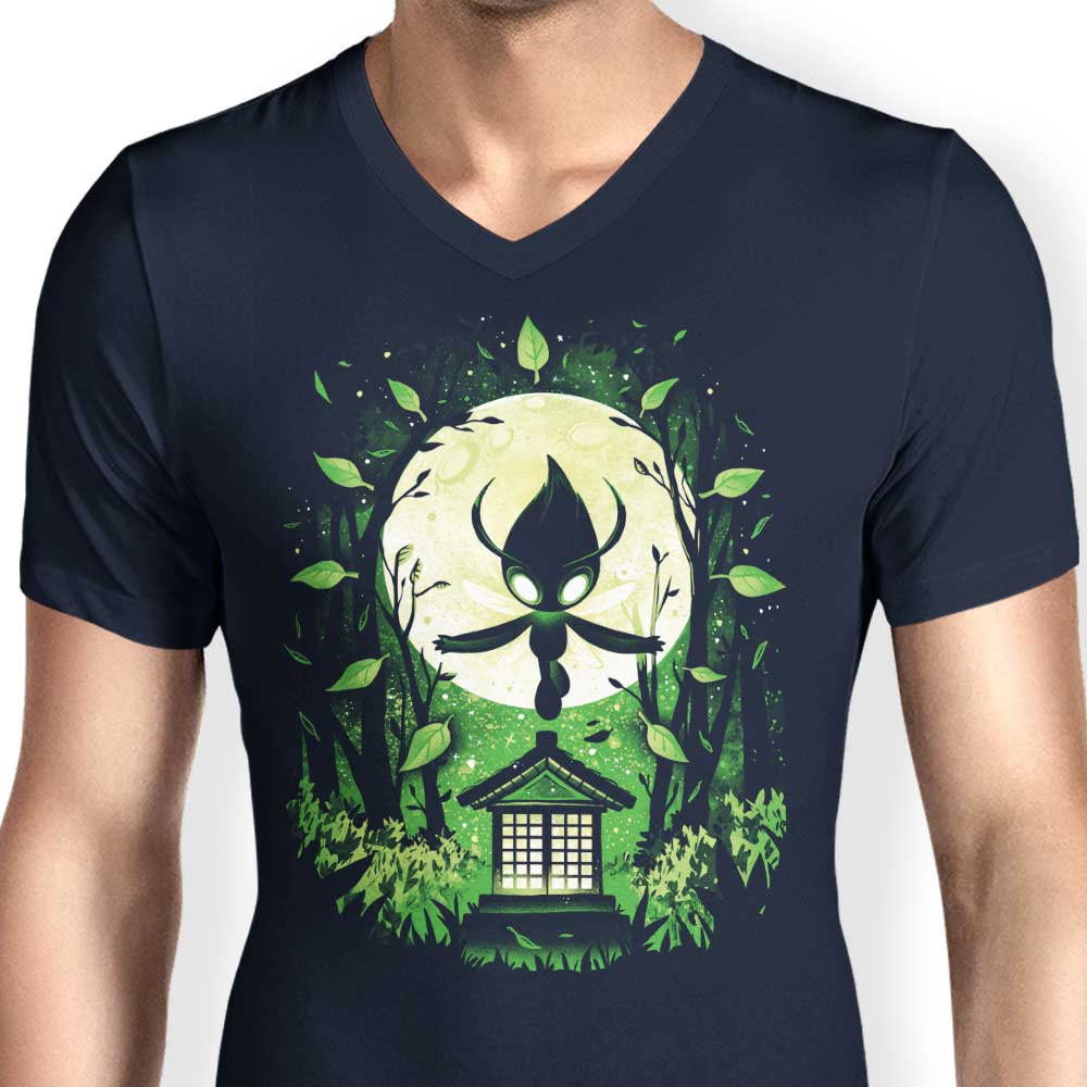 Men's V-Neck - The Forest Protector by Alemaglia