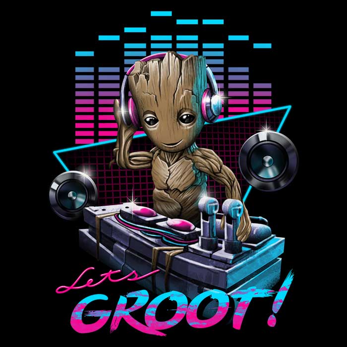 DJ Groot Men's Long Sleeve Crewneck T - Shirt from XENOS