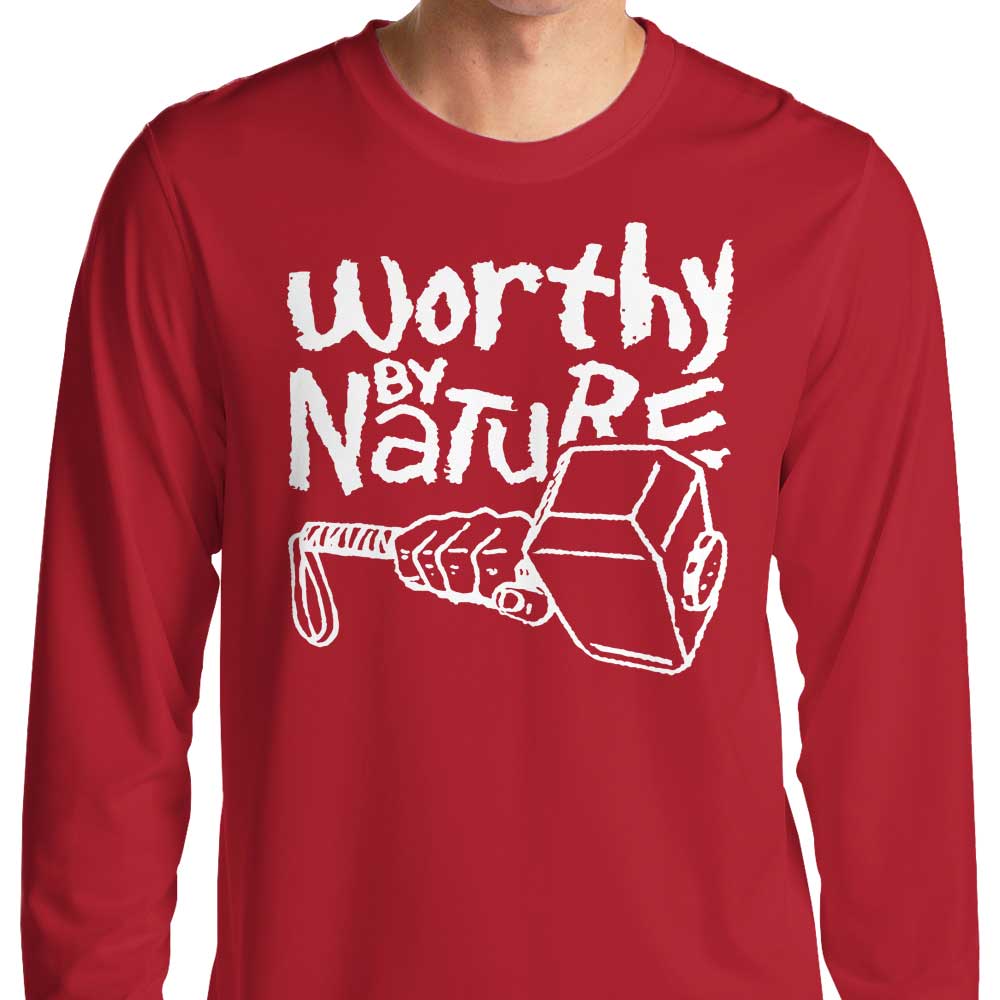 Nature-Worthy Long Sleeve Crewneck T-Shirt by TrulyMadlyGeekly