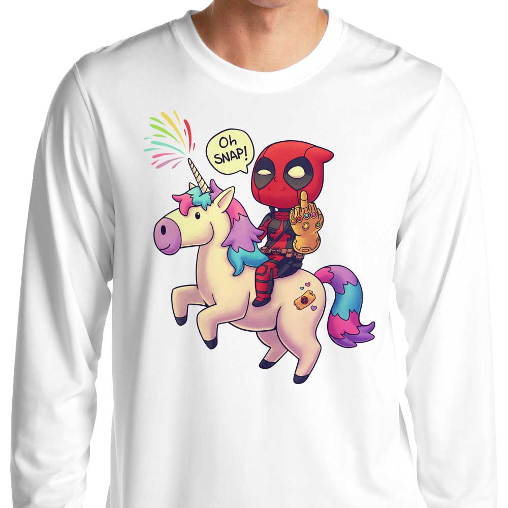 Geekydog Infinity Chimichanga Long Sleeve Crewneck T - Shirt in S to 4XL Sizes