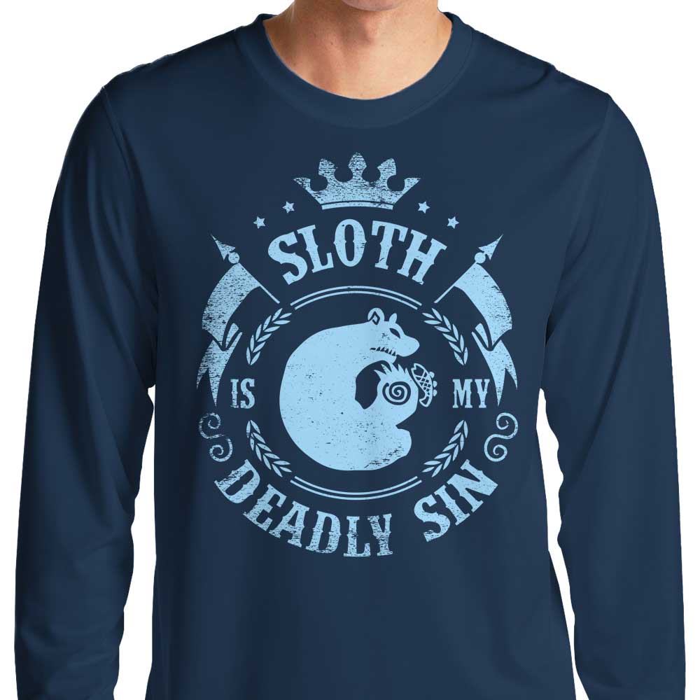 Typhoonic Art's Sloth-themed Long Sleeve Comfort T-Shirt