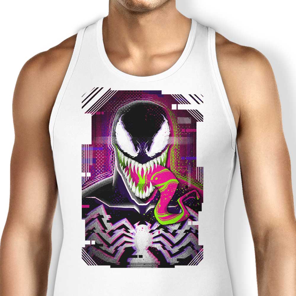 Glitched Symbiote Design Men's and Women's Unisex Comfortable Tank Top
