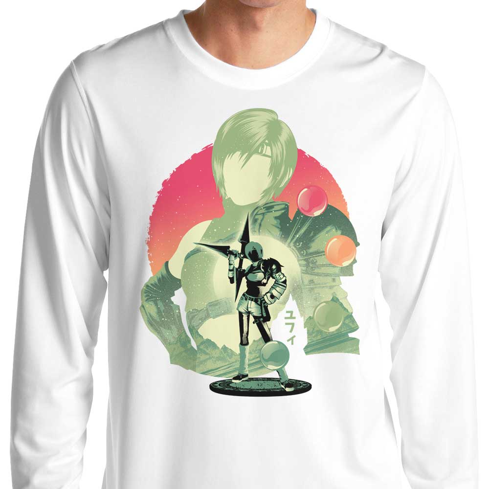 Hypertwenty's Ninja Materia Hunter Long Sleeve Comfortable T-Shirt