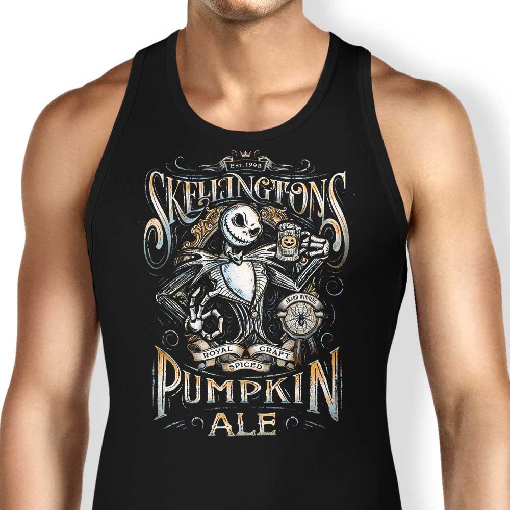 Cozy Skellington's Pumpkin Ale Men's and Women's Tank Tops