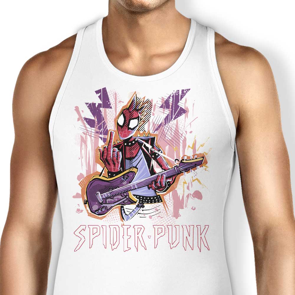 Spider Punk Inspired Men's Tank Top