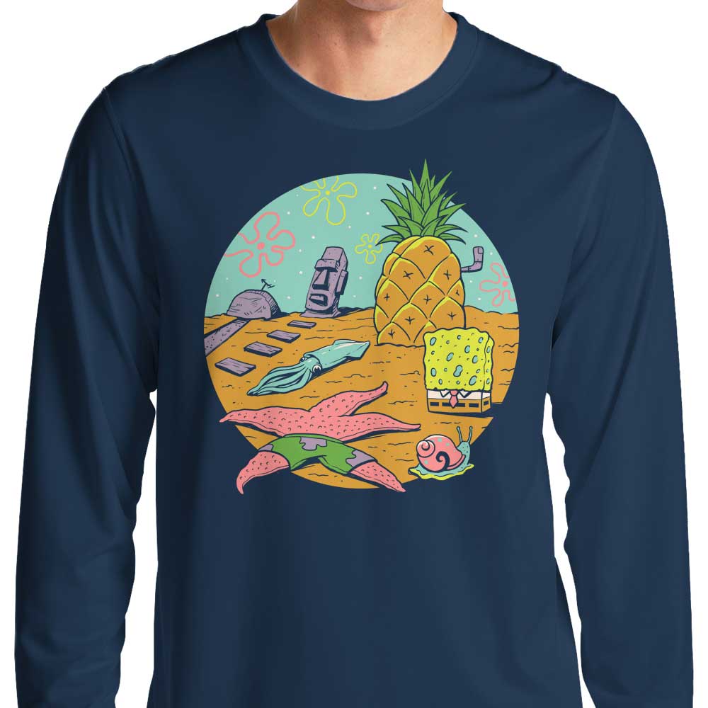 XENOS Brand Nautical Themed Long Sleeve Crewneck Sweatshirt T-Shirt