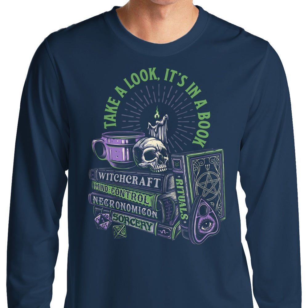 Momma Gorilla's Dark Books Long Sleeve Crewneck T - Shirt in S - 4XL Sizes