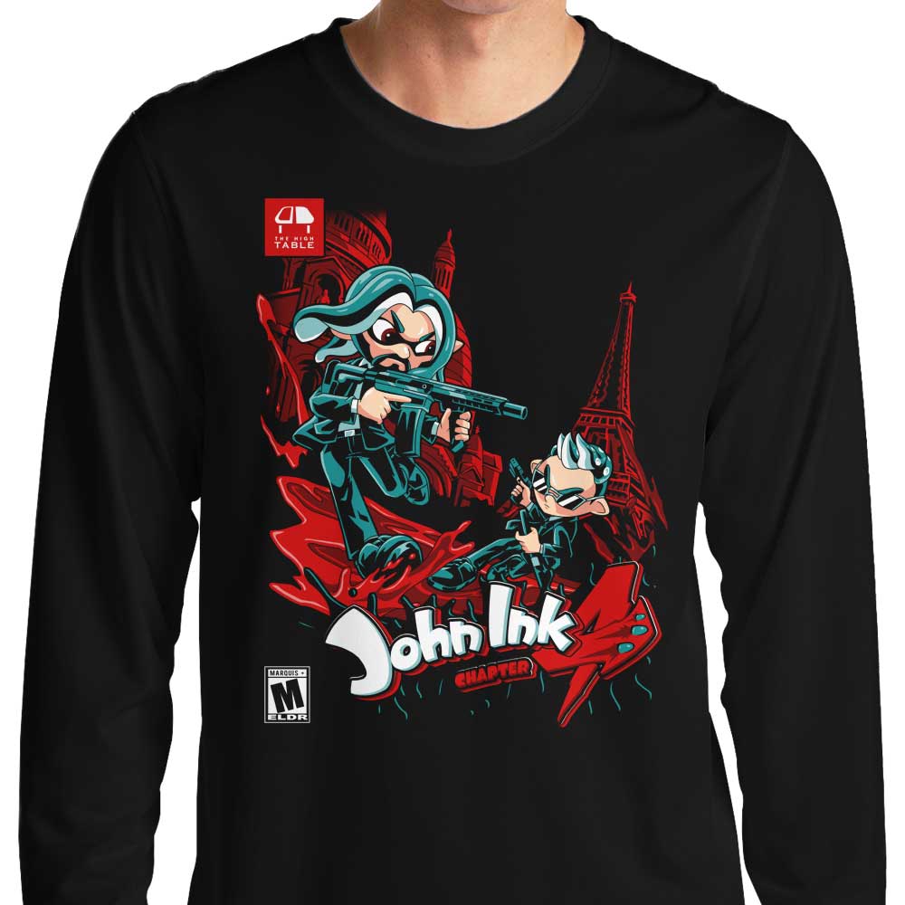 John Ink Branded Long Sleeve Crewneck T-Shirt for All Sizes