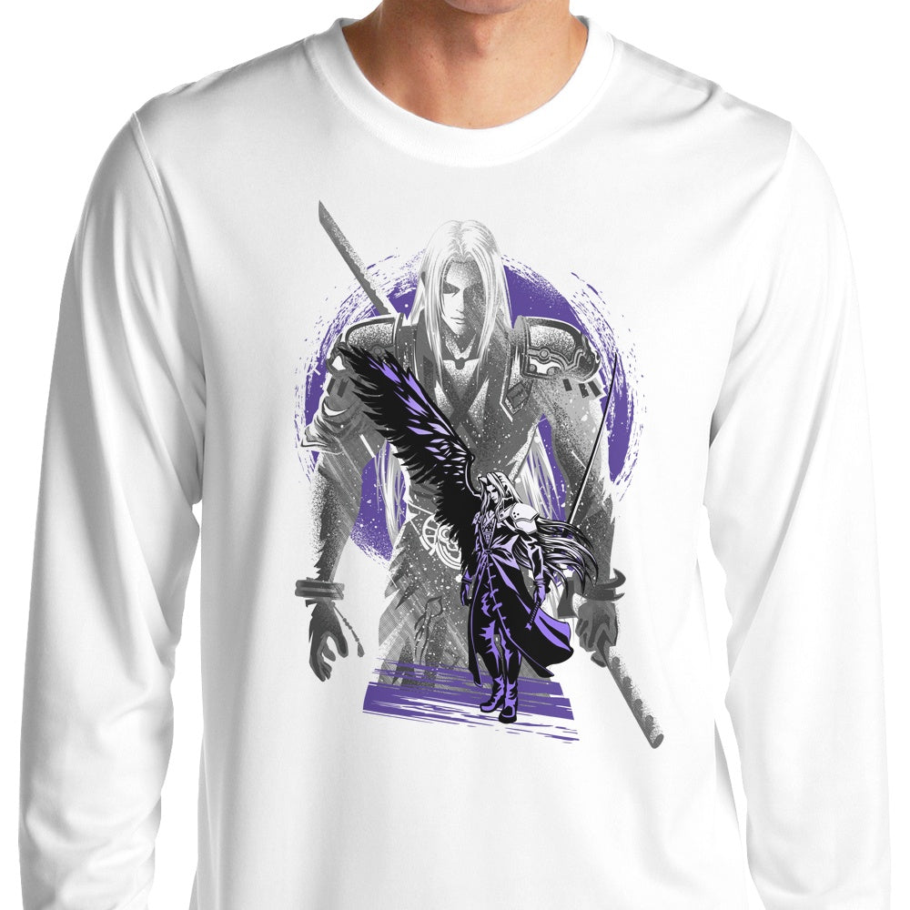 Hypertwenty's Long Sleeve T-Shirt Featuring One Winged Silhouette Design