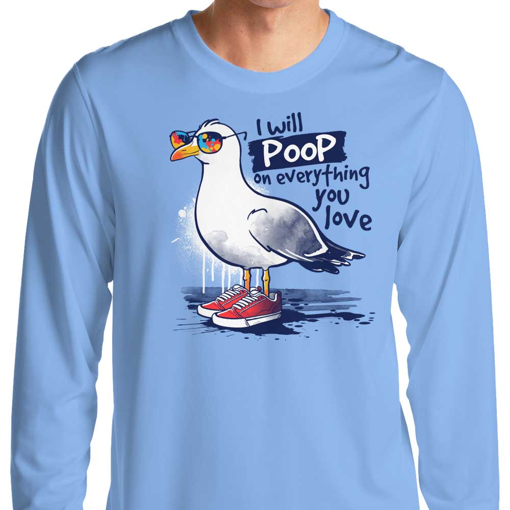 NemiMakeIt's Seagull Love Design - Stylish Long Sleeve T - Shirt