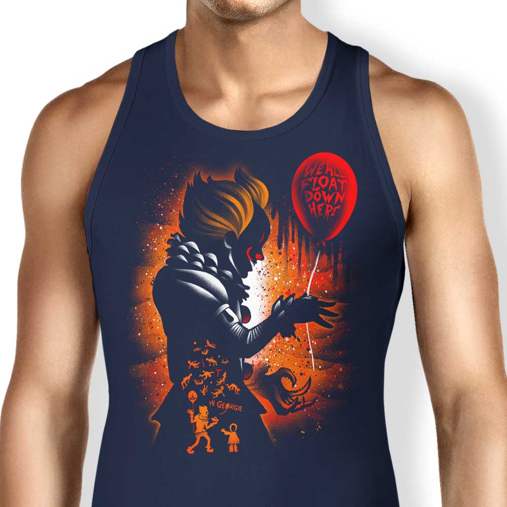 Alemaglia's Energetic Dancing Clown Tank Top