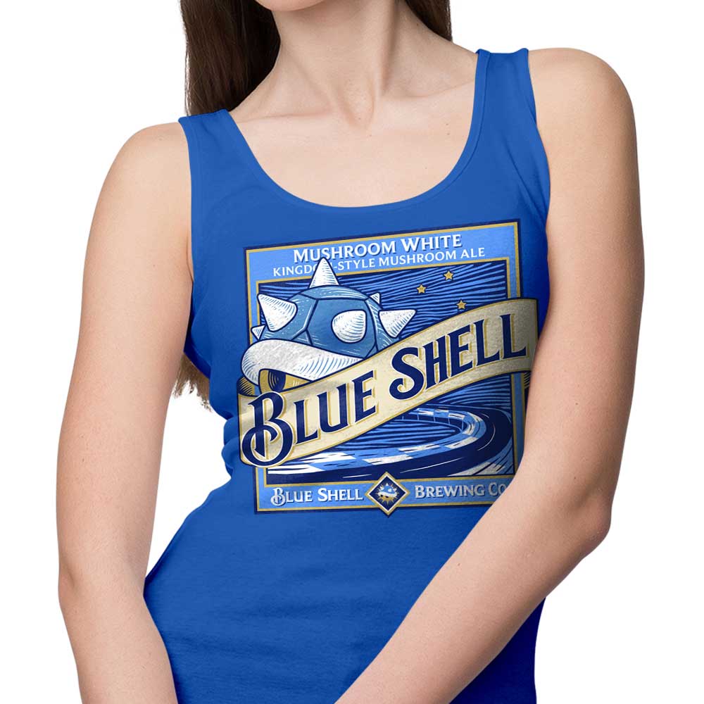 Blue Shell Comfortable Men's and Women's Tank Tops