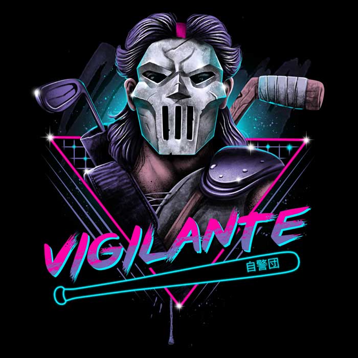 XENOS Rad Vigilante Men's Long Sleeve Crewneck T-Shirt