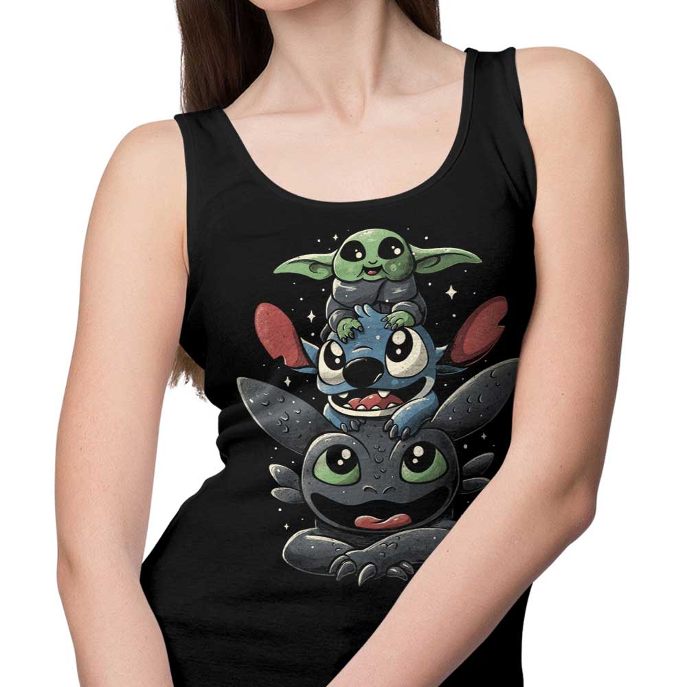 Adorable Cuteness Tower Tank Top for Fashion Lovers