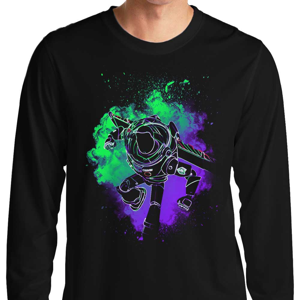 Space Ranger Spirit Long Sleeve Crewneck T - Shirt