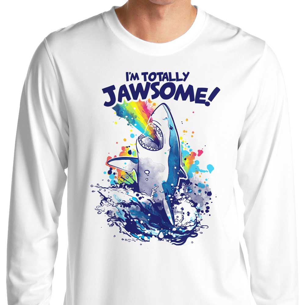 Absolutely Awesome Long Sleeve Crewneck T - Shirt from NemiMakeIt