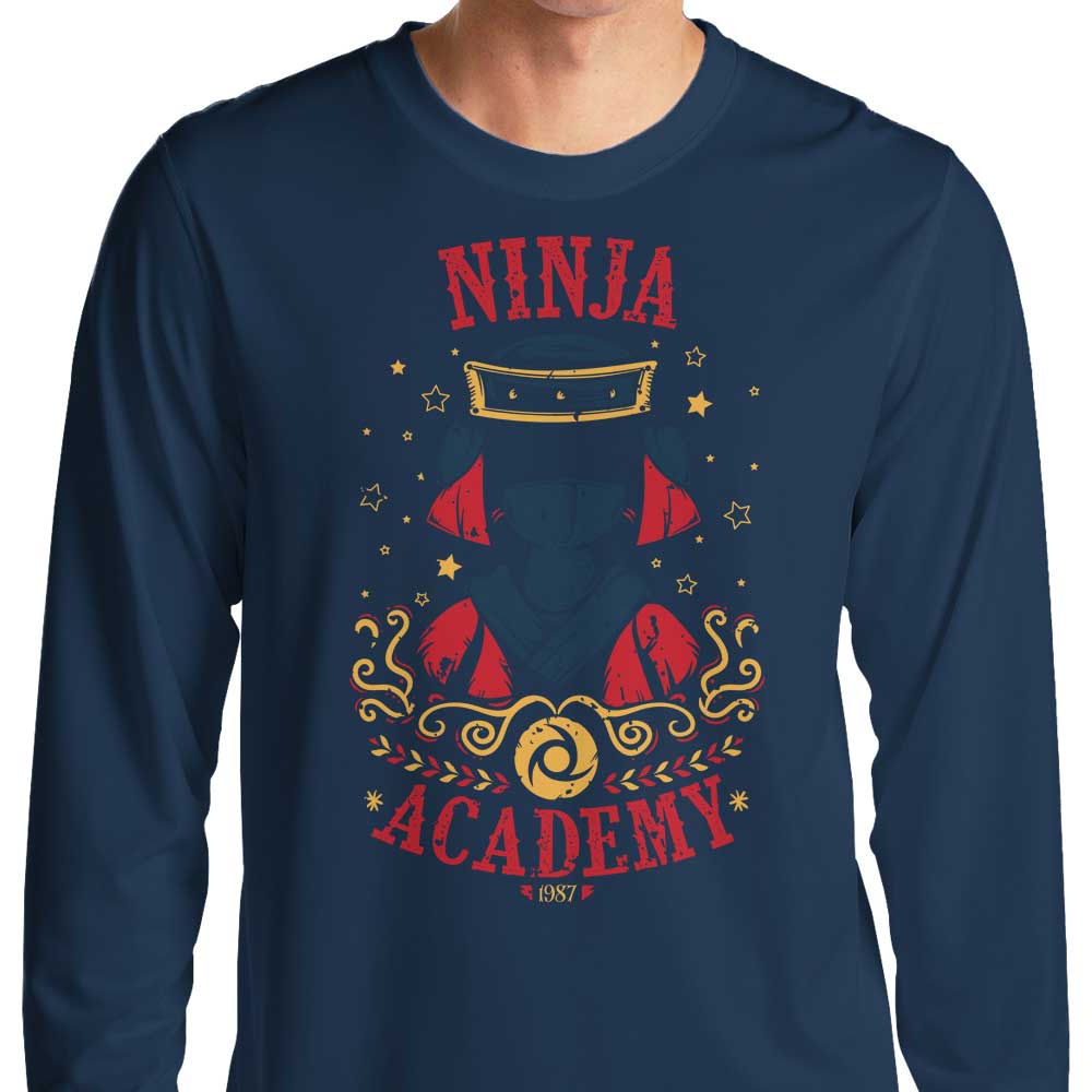 Soulkr's Ninja Academy-themed Long Sleeve Crewneck T-Shirt for Men and Women