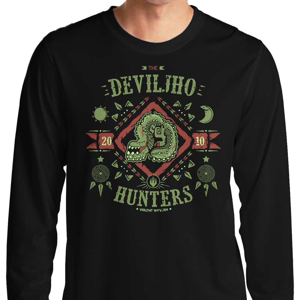 Soulkr's Deviljho Hunters Long - Sleeve Comfortable T - Shirt