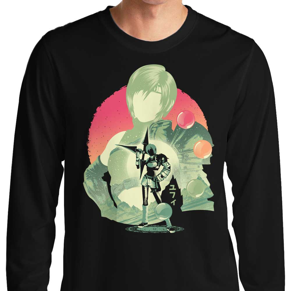 Hypertwenty's Ninja Materia Hunter Long Sleeve Comfortable T-Shirt