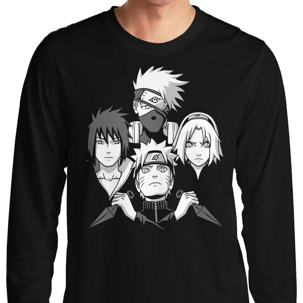 Team 7 Rhapsody Long Sleeve Crewneck T - Shirt by Firebeard