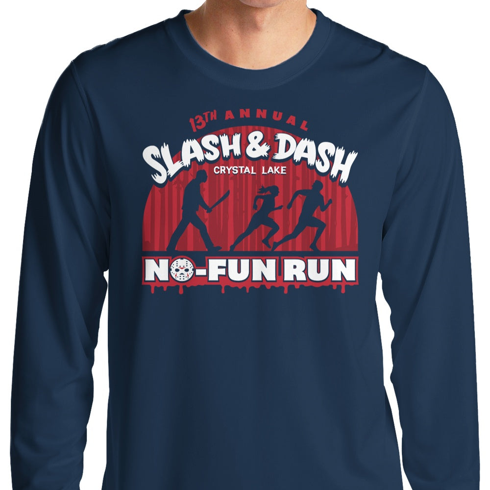 Long Sleeve 'No Fun Run' T-Shirt by Ryan Astle