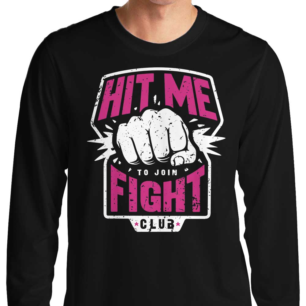 Olipop's 'Hit Me' Long Sleeve Crewneck T - Shirt for All Sizes