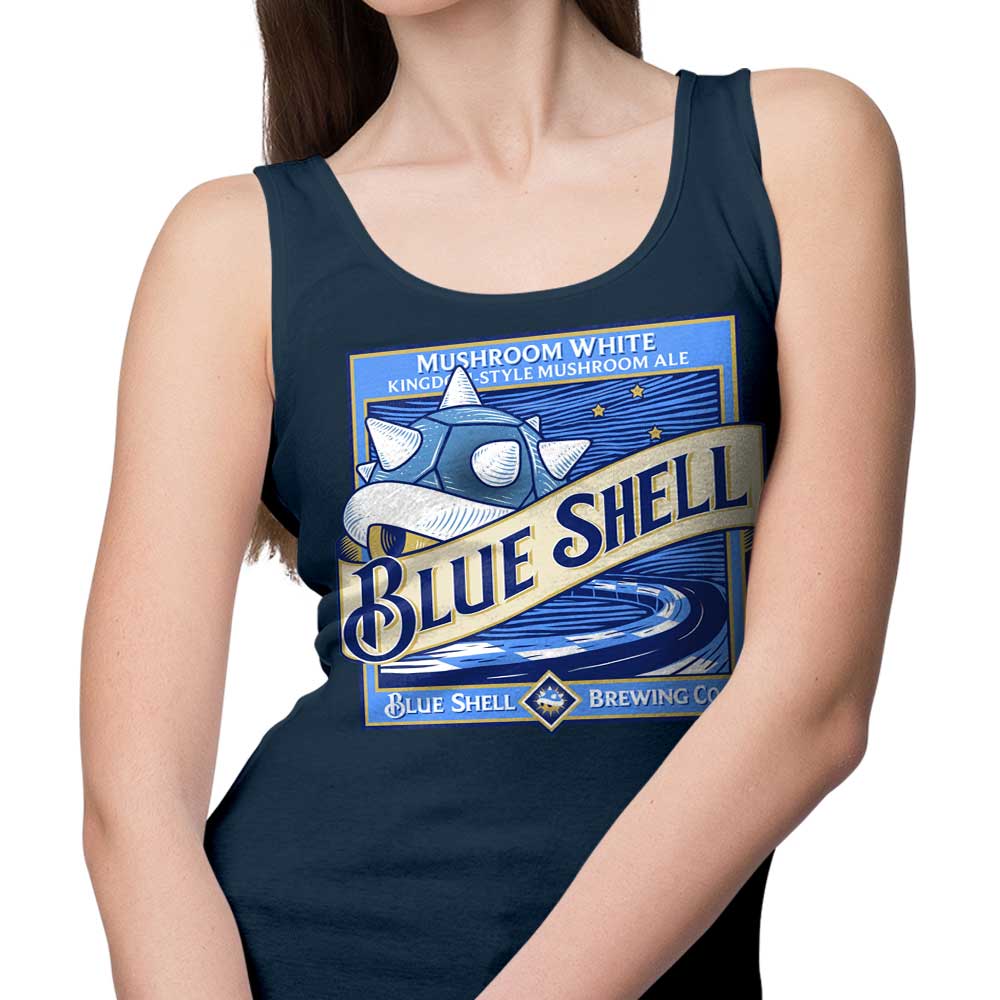 Blue Shell Comfortable Men's and Women's Tank Tops