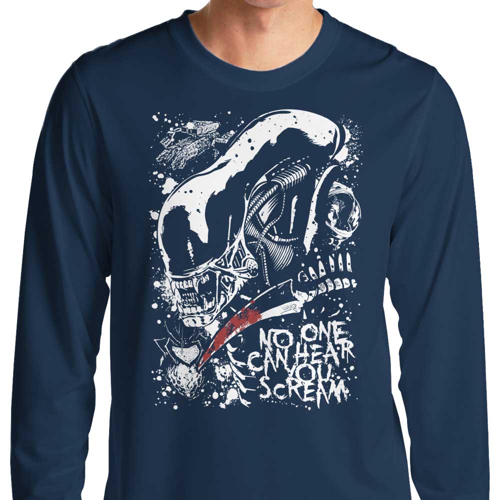 Space Screaming - Comfortable Long Sleeve T-Shirt