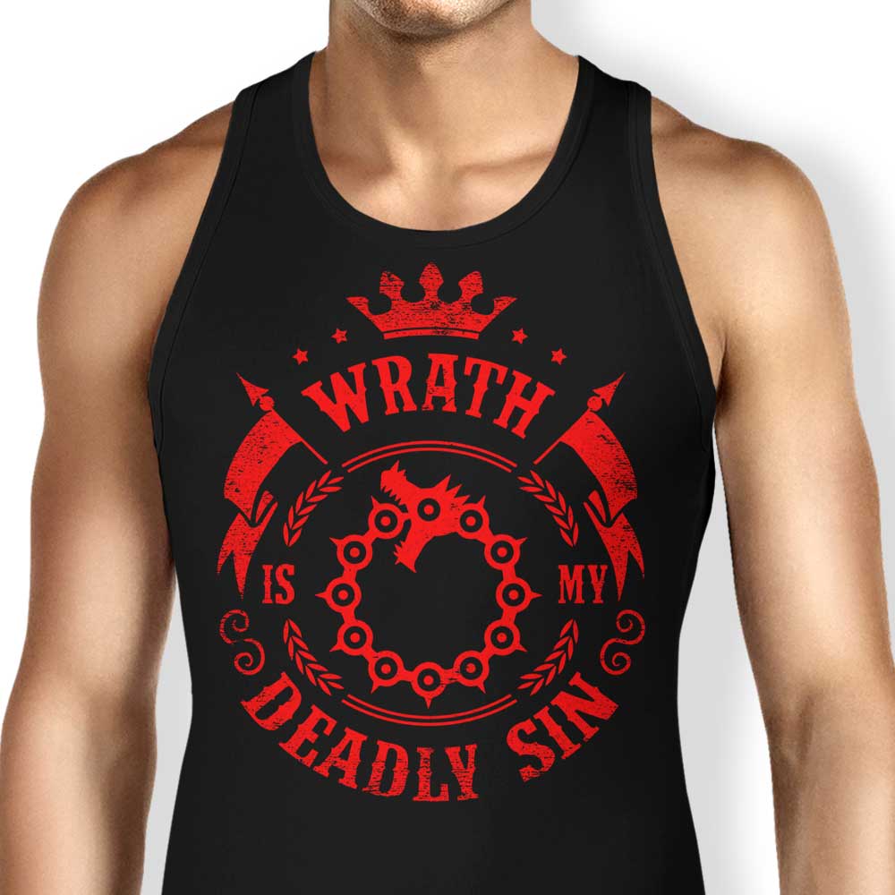 Typhoonic Art's 'Wrath is My Sin' Men's and Women's Unisex Stylish Tank Tops