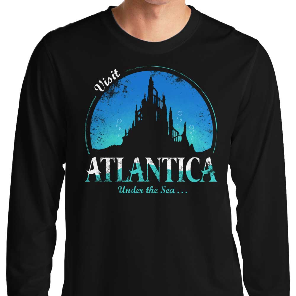 Soulkr's Long Sleeve 'Visit Atlantica' T - Shirt for Fashion Lovers