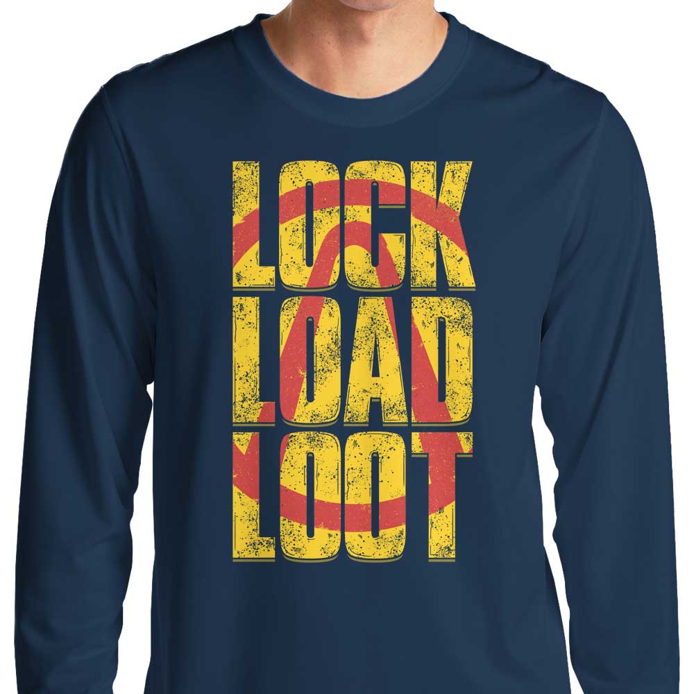 14Eight's Lock, Load, and Loot Long Sleeve Crewneck T - Shirt