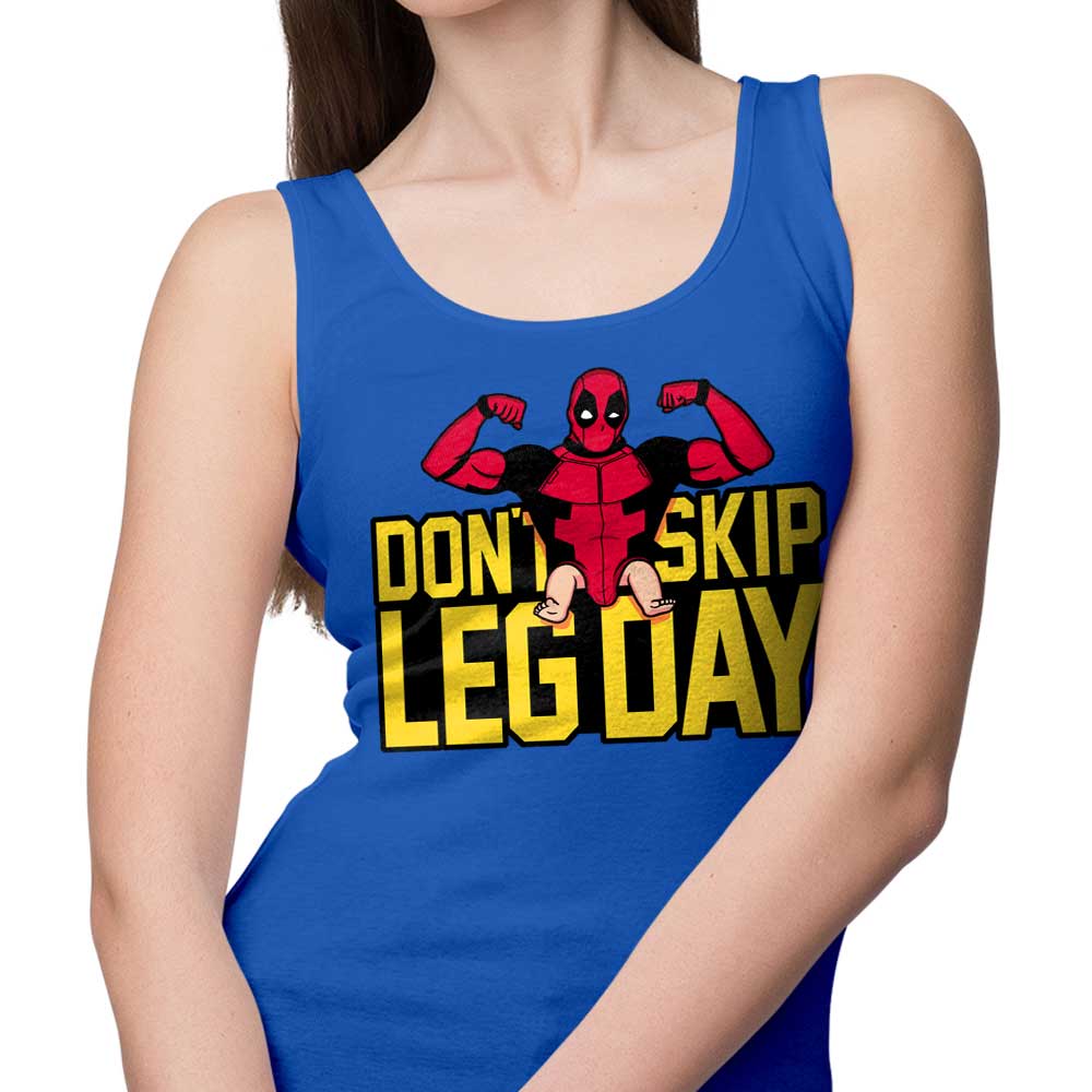 Raffiti's 'Don't Skip Leg Day' Men's and Women's Comfortable Tank Tops