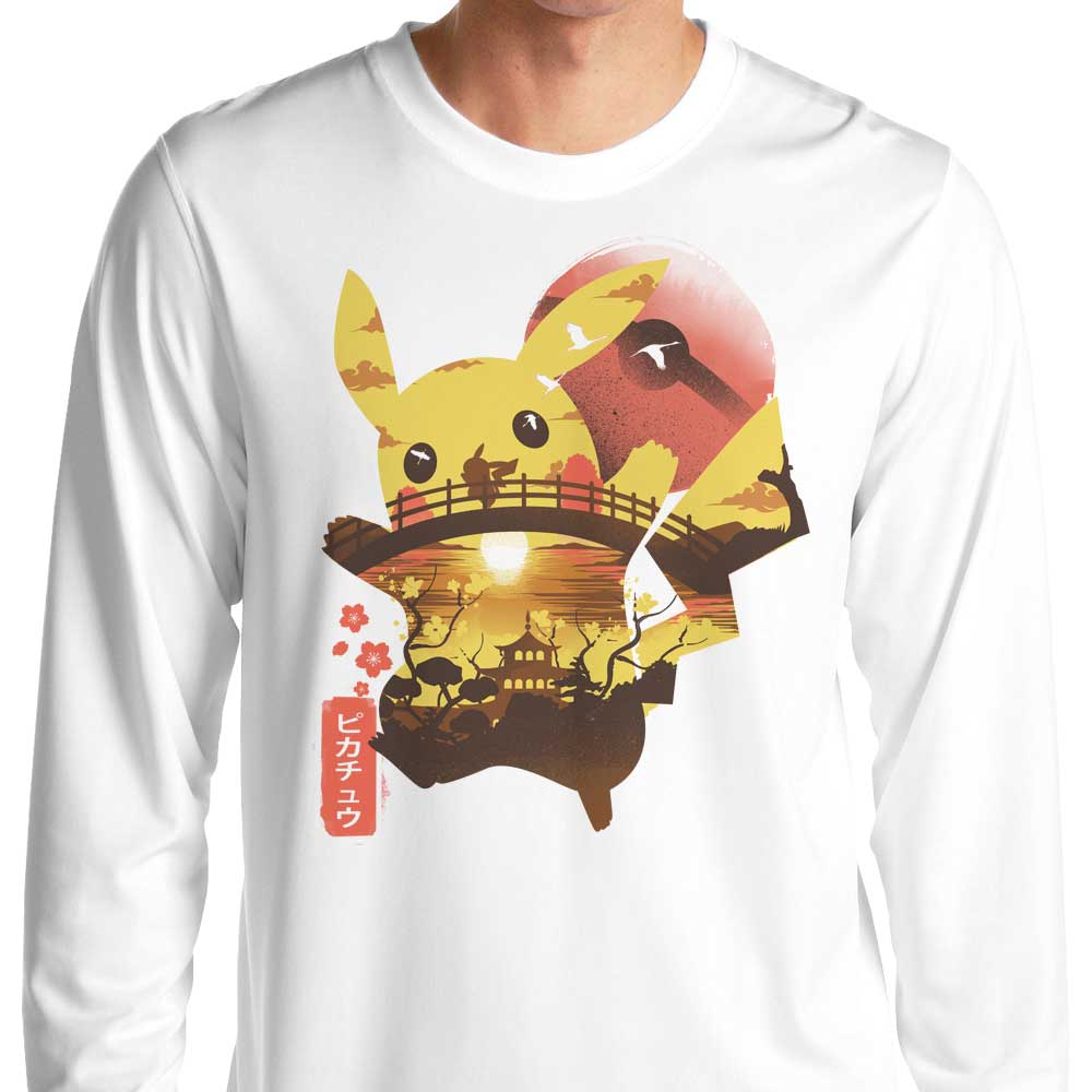 Ukiyo Electric Brand Long Sleeve Crewneck T - Shirt for All Sizes