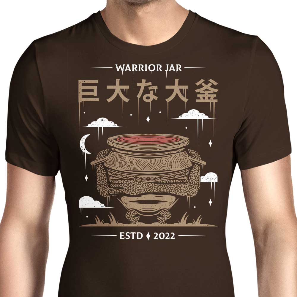 Alundrart Design Warrior Jar - Stylish Men's T-Shirts in Various Sizes