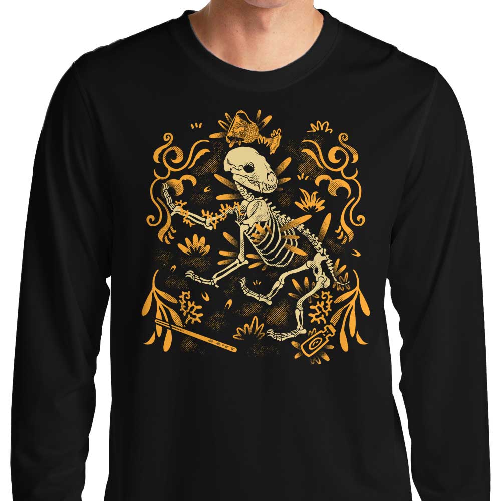 Fitas Artwork Badger Fossil Long Sleeve Comfortable T - Shirt
