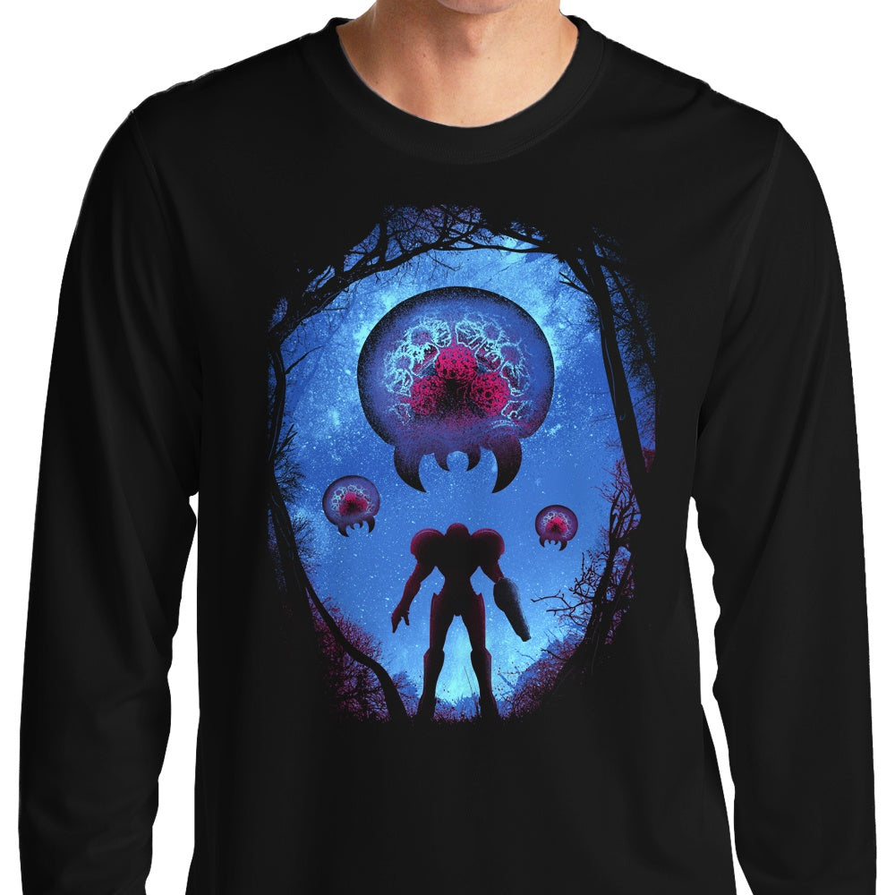 Long Sleeve Bounty Hunter Landscape Graphic T-Shirt