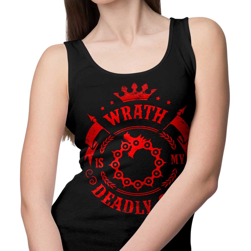 Typhoonic Art's 'Wrath is My Sin' Men's and Women's Unisex Stylish Tank Tops