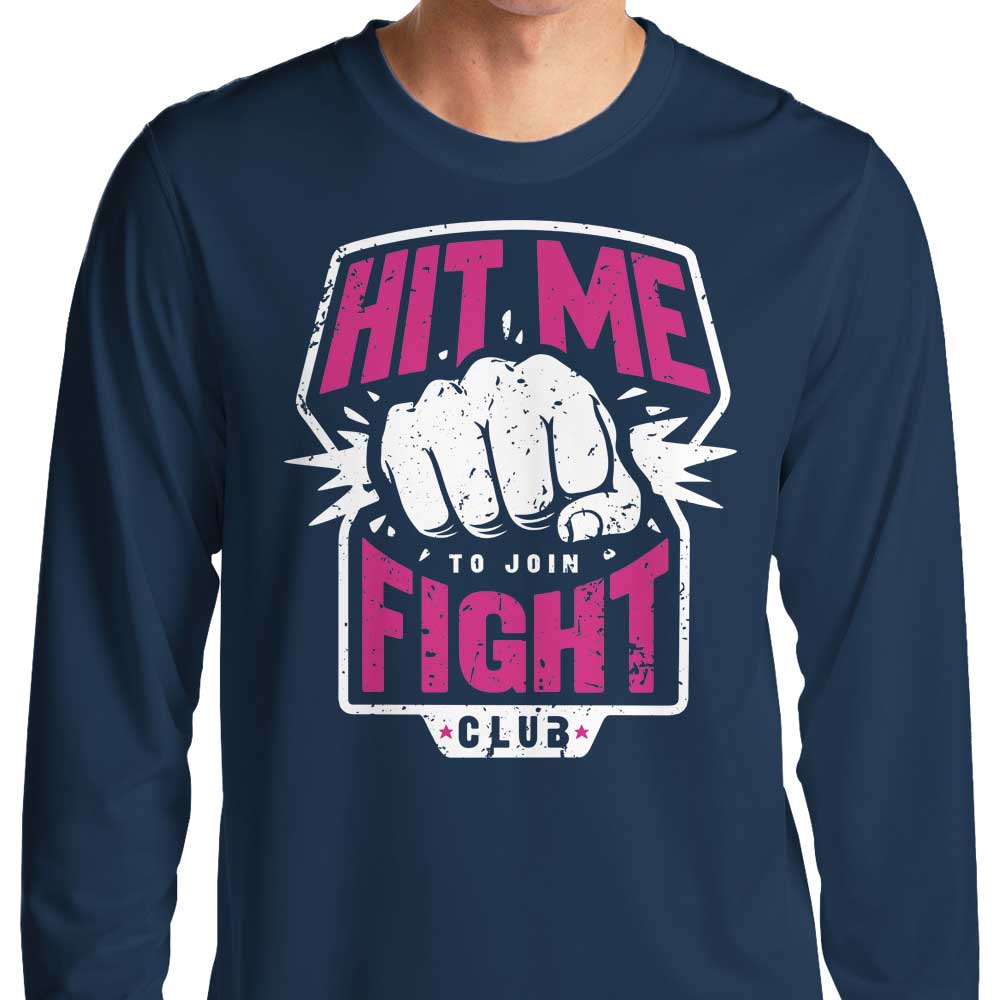 Olipop's 'Hit Me' Long Sleeve Crewneck T - Shirt for All Sizes