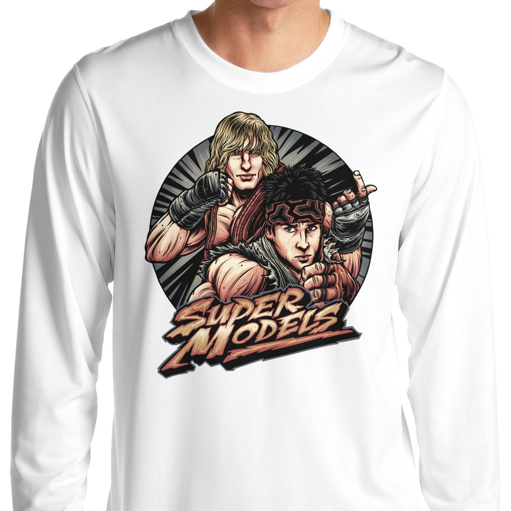 Stylish Super Models Long Sleeve Fashion T-Shirt